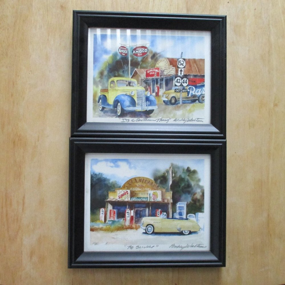 2 Bobby Walters Signed Prints